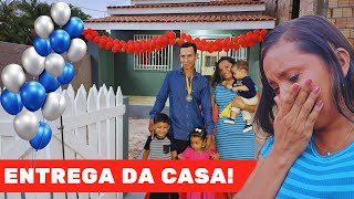 ENTREGA OFICIAL DA CASA DE JAQUELINE E FAMÍLIA CHORO E GRATIDÃO ❤️ [upl. by Ernesto]