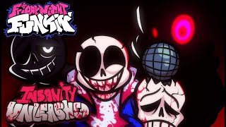 Bloodshed Instrumental  Friday Night Funkin Vs Insanity Sans  Insanity Unleashed Renewed Sans [upl. by Adil]