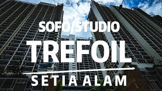 Property Tour  Trefoil  Setia Alam  Opposite Setia City Mall [upl. by Atsyrk685]