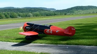 RC Air Racer Jimmy Wedell Williams No44 RC Oldtimermeeting 2014 Schweiz [upl. by Dieball]