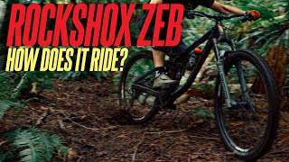 RockShox ZEB Review  How Does It Ride [upl. by Llorrac]