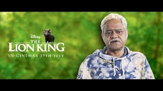 The Lion King  Pumbaa  Sanjay Mishra  Hindi  In Cinemas July 19 [upl. by Karen]