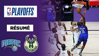 NBA Playoffs  Le Magic soffre les Bucks dans le Game 1 [upl. by Anialam]