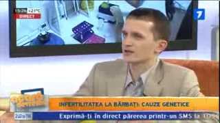 Infertilitatea masculina  cauze genetice la Jurnal TV  30102013 [upl. by Ahsinaw]