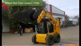 LT75WHEEL MINI SKID STEER LOADER 1050KG LTMGrentalalatberat skidsteer konstruksi tambang [upl. by Bess]