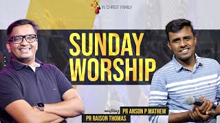 Sunday Service  Pr Anson P Mathew  Pr Raison Thomas  14 th Jan 2024  In christ [upl. by Hinda]