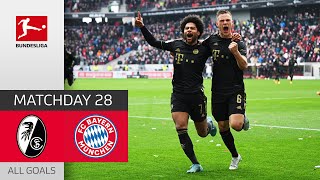 Bayern With Persuading 2nd Half  SC Freiburg  Bayern München 14  All Goals  MD 28 – Bundesliga [upl. by Marty]