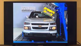 20042012 Chevrolet Colorado Crash Test Roof Strength IIHS [upl. by Jacie208]