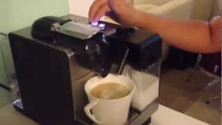 Delonghi Nespresso Lattissima Plus Video [upl. by Aihsetal117]