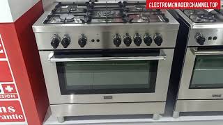 TOP CUISINIÈRE FRANK 90 CM FCK96514TCGMG cuisinière à gaz كويزينيير فرانك [upl. by Ellimaj]