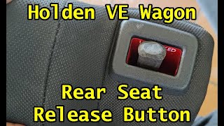 Easy Diy Fix For Broken Rear Seat Button On Ve Holden Commodore [upl. by Stig]