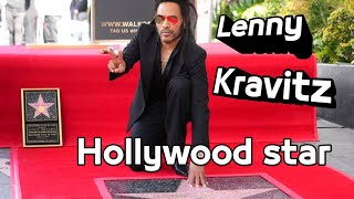 Lenny Kravitz Honored With a Star on the Hollywood Walk of Fame [upl. by Barrada]