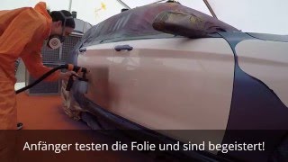 Anfänger testen FOLIATECcom Karosserie Sprühfolie und sind begeistert Tuningworld 2016 DIP YOUR CAR [upl. by Orabla872]