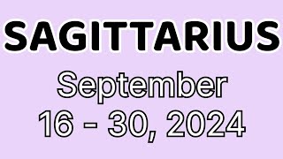 Sagittarius MAGANDANG BALITA  September 16  30 2024 Tagalog Tarot Reading Horoscope Kapalaran [upl. by Reo746]