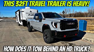 Travel Trailer Almost Maxed Out My 2024 GMC Sierra 2500 AT4X Do I Need A WDH Now [upl. by Jermain]