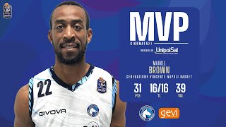 MVP UnipolSai  Gameday 21  Markel Brown [upl. by Yretsym]