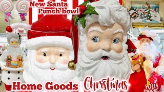 New Home Goods Christmas Decor  Brand New Christmas Arrivals  Santa Punch bowl [upl. by Aciruam]