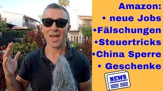 Amazon Strafen für fake Bewertungen Steuertricks Ban der China Händler gratis Einkäufe [upl. by Brenton]