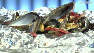 Papillote de moules au chorizo par Bruno Viala [upl. by Wisnicki]