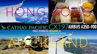 Cathay Pacific CX197  Flying from Hong Kong to Auckland [upl. by Ellehcil]