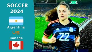 Argentina vs Canada Womens Soccer 2024 gameplay  ea fc 24 [upl. by Dorise755]