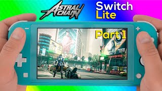 Astral Chain Nintendo Switch Lite Gameplay [upl. by Tine195]