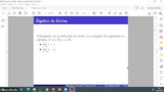 Clase 09 Matemáticas Avanzadas II 20212 [upl. by Gladwin]