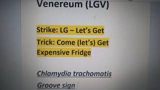 Lymphogranuloma Venereum  Medical Mnemonic  Trick for Tat [upl. by Novi]