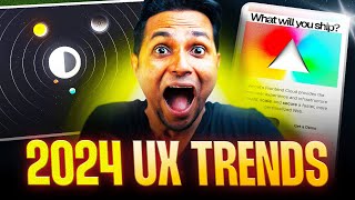 2024 UIUX DESIGN TRENDS INSANE 🤯  Graphic Design Trends 2024  Saptarshi Prakash [upl. by Enwad]