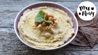 Bestes Hummus Rezept I gesunder und einfacher Brotaufstrich  Dip [upl. by Goerke747]