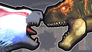 Brute Tigrex vs Lucent Nargacuga Part 44  Animation [upl. by Malvina]