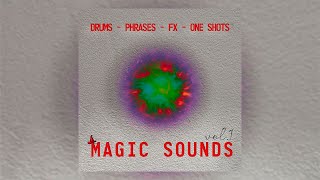 FREE One Shot Kit  Magic Sounds Vol 1  400 One Shots Accents Phrases Samples Drums amp More [upl. by Rimhsak]