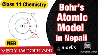 Bohr’s Atomic Model Explained in Nepali  Class 11 Chemistry Atomic Structure  Postulates of Bohr [upl. by Liek567]