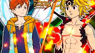 FullWinged King vs EVERY Meliodas in Seven Deadly Sins Grand Cross from WORST to BEST [upl. by Eciryt727]