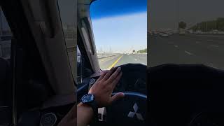 Dubai Highway dubai highway Drive pajero UAE srk [upl. by Dugas274]