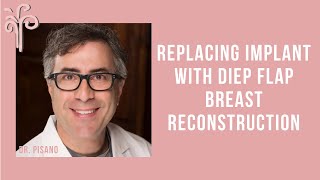 Replacing Implant with DIEP Flap Breast Reconstruction [upl. by Enrico113]