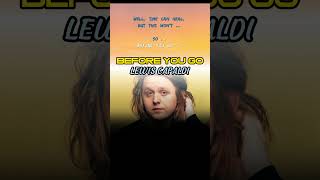 Lewis Capaldi  Before You Go Karaoke Version  Best Music 2023 [upl. by Johanan]