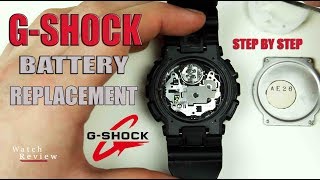 How to Change a GSHOCK Watch Battery [upl. by Ruthven517]