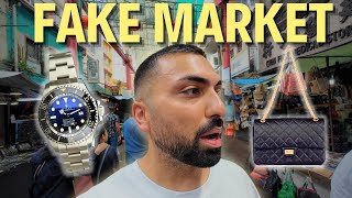 The Biggest FAKE MARKET in Malaysia Chinatown 🇲🇾 [upl. by Gladys291]