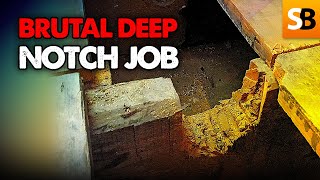 Help Joist Weakened By Deep Notch Cowboy [upl. by Hilbert720]