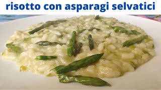 risotto con asparagi selvatici e morlacco del Grappa [upl. by Tik491]