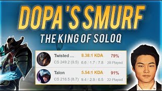 DOPAS SECRET 82 WIN RATE SMURF 64W 14L  GOING FOR RANK 1 KR [upl. by Nitsugua]