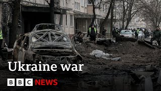 Ukraine war Dozens wounded in Russian missile strikes on Kyiv  BBC News [upl. by Jac]