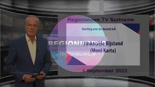 Regionieuws TV Suriname  1800SRD te laag 60000 mensen geregistreerd voor bijstand  grondroof [upl. by Eleonora]