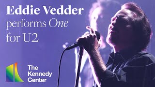 Eddie Vedder performs quotOnequot for U2 Full Version  45th Kennedy Center Honors [upl. by Assehc]