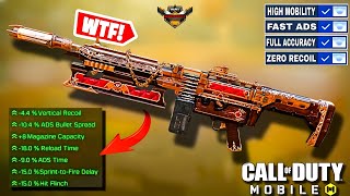 Best CHOPPER Loadout For Codm  Fast ADS  No RECOIL  Call Of Duty Mobile codm [upl. by Lurette]