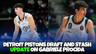 Detroit Pistons draft and stash Gabriele Procida will spend another season over in Europe [upl. by Ruth]