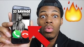 CALLING 22 SAVAGE AND HE ANSWERED NOW HE WANTS TO SHOOT ME [upl. by Muller687]