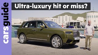 RollsRoyce Cullinan 2025 review Bold new face for twinturbo V12powered Bentley Bentayga rival [upl. by Shela]