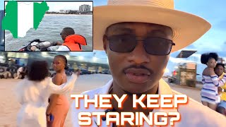 Exploring Landmark Beach Resort Lagos Nigeria  Wild Adventure Continues 🇳🇬 [upl. by Teilo]